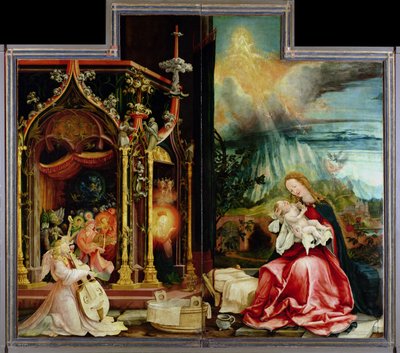 Natività e concerto di angeli dall