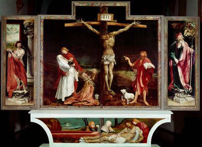 La Pala di Isenheim, 1512-15 circa (olio su tavola) da Matthias (c.1480 1528) Grunewald