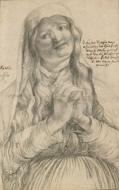 Donna Anziana con Mani Giunte da Matthias Gruenewald