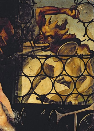 Il Diavolo che Attacca la Finestra, dettaglio da Sant