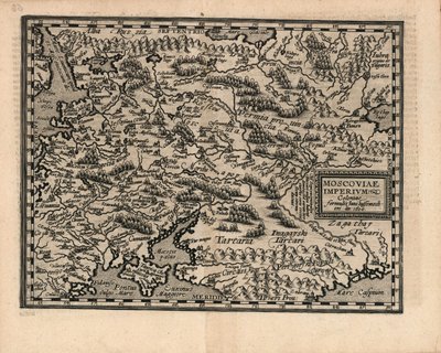Moscoviae Imperium, 1600 da Matthias Quad