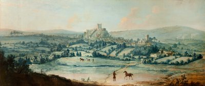 Vista lontana di Clitheroe da Matthias Read