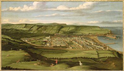 Whitehaven, Cumbria, mostrando Flatt Hall, c.1730-35 da Matthias Read