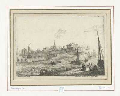 Città su una penisola da Matthieu van Plattenberg