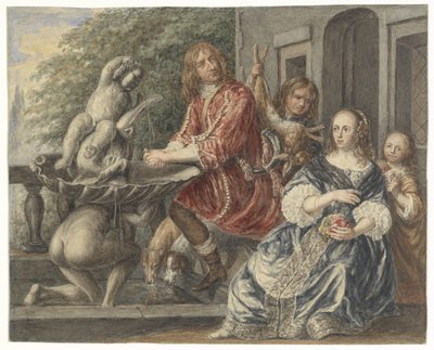 Cornelis de Wit e la sua famiglia da Matthijs Maris