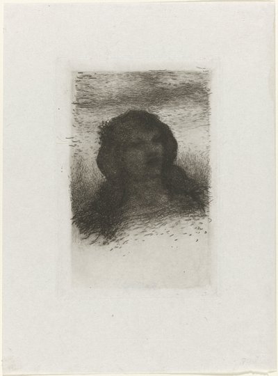 Testa di una ragazza da Matthijs Maris