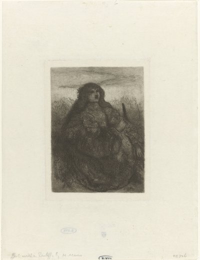 Donna in un paesaggio da Matthijs Maris