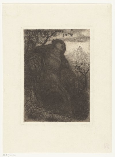 Donna sotto un albero da Matthijs Maris