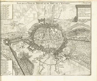 Assedio di Douai, 1710 (Plan de la Ville de Douay et du Fort de l