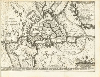Assedio di Gand, 1708 da Matthijs Pool (possibly)