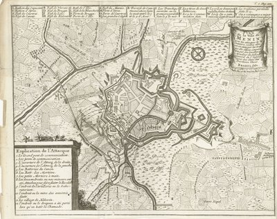 Assedio di Menen, 1706 da Matthijs Pool (possibly)