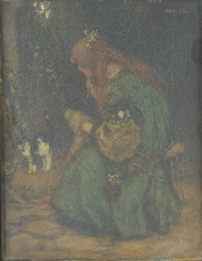 Reverie, 1875 da Matthys Maris