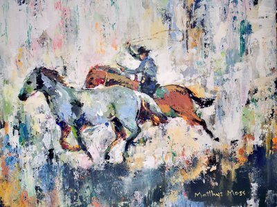 Galoppo da cowboy con la corda da Matthys Moss