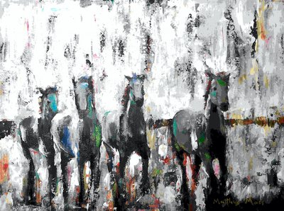 Cavalli al galoppo da Matthys Moss