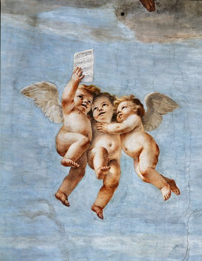 Concerti degli angeli (dettaglio) da Mattia (1613 99) Preti