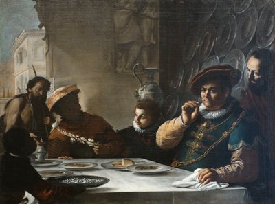 Il banchetto del ricco da Mattia (1613 99) Preti
