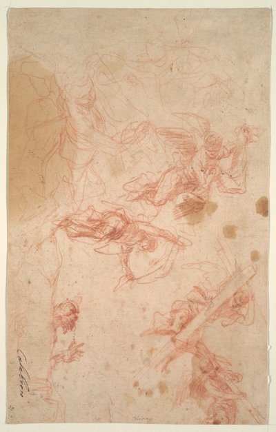 Angeli che portano la Santa Croce e il Sudario da Mattia Preti