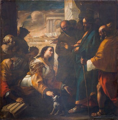 Cristo e la donna di Canaan da Mattia Preti