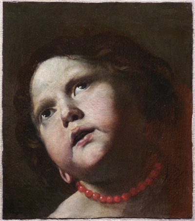 Testa di una ragazza con collana di corallo, c. 1645 da Mattia Preti