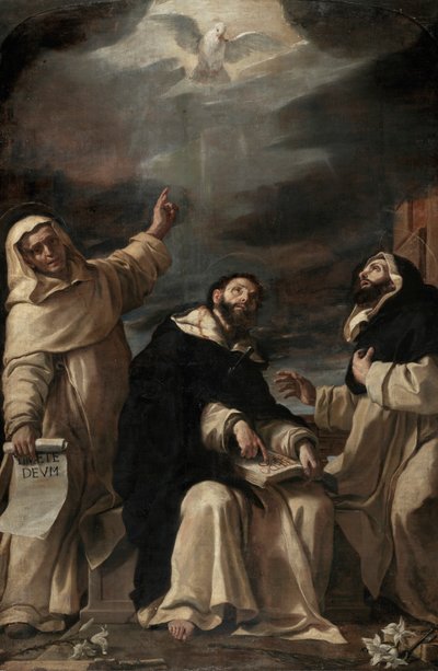 Santi Vincenzo Ferrer, Pietro Martire e Raimondo di Peñafort da Mattia Preti