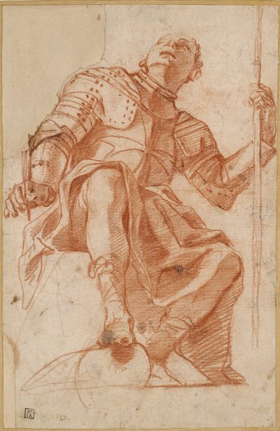 Studio per un Cavaliere di Malta, metà del XVII secolo da Mattia Preti