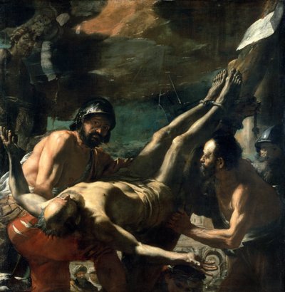 Il martirio di San Pietro, c.1656-60 da Mattia Preti