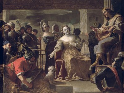 La regina di Saba davanti a Salomone da Mattia Preti
