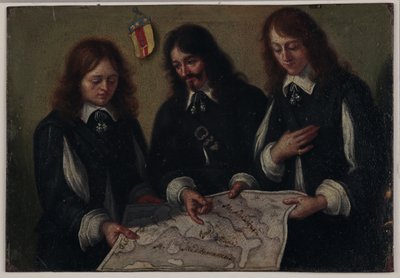 Ritratto del decano John Bargrave, suo nipote Alexander Chapman e l