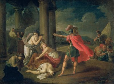 La morte di Camilla, sorella di Orazio, 1787 da Matvei Ivanovich Puchinov