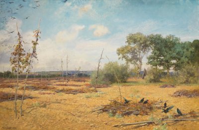 Quando i luppoli sono raccolti e i giardini spogli, 1888 da Maud Naftel