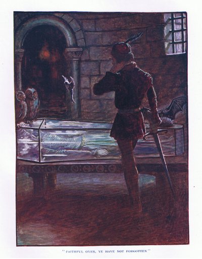 Fedeli, non avete dimenticato, illustrazione da Le Fiabe di Lady Ann, 1914 da Maud Tindal Atkinson