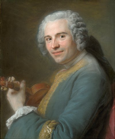 Ritratto di Jean-Joseph Cassanéa de Mondonville da Maurice-Quentin de La Tour