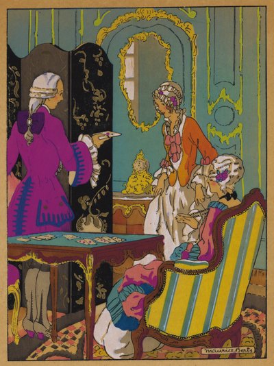 Illustrazione per Histoire de Manon Lescaut da Maurice Berty