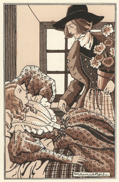 Illustrazione per Scene della vita di Bohème di Henri Murger da Maurice Berty