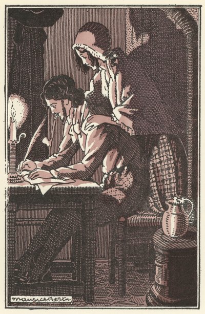 Illustrazione per Scene della vita di Bohème di Henri Murger da Maurice Berty