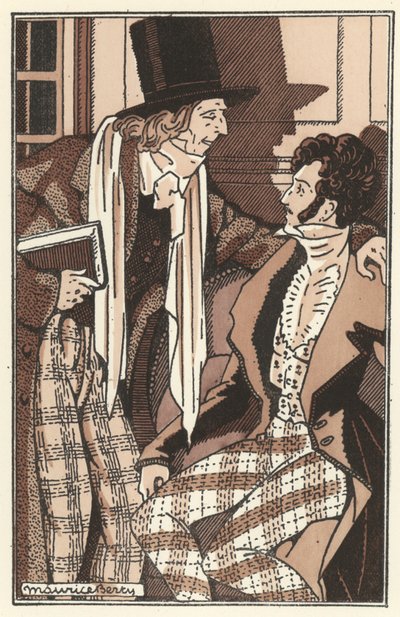 Illustrazione per Scene della vita di Bohème di Henri Murger da Maurice Berty