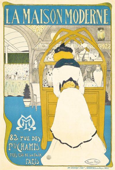 Un poster pubblicitario per la galleria d
