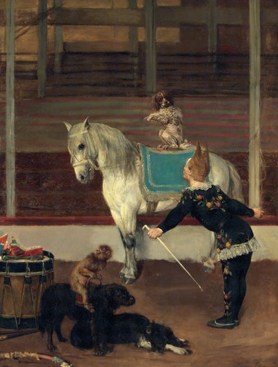 Gli artisti del circo, 1875 da Maurice Blum