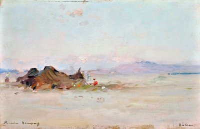 Campo nel deserto, Biskra (Algeria) da Maurice Bompard