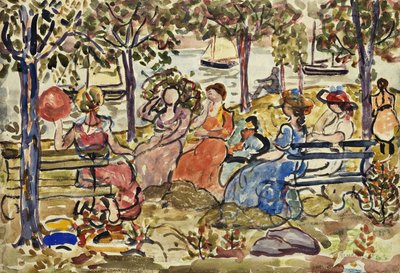 Pomeriggio nel parco da Maurice Brazil Prendergast