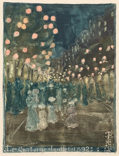Festa della Bastiglia da Maurice Brazil Prendergast