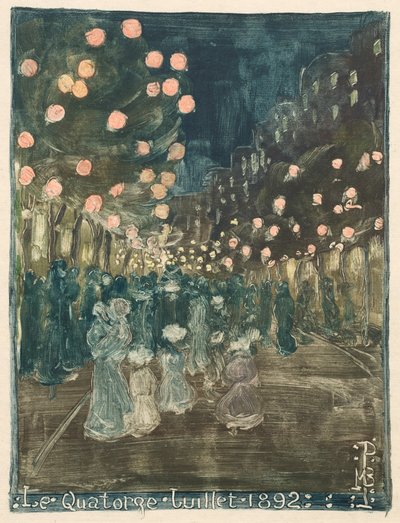 Festa della Bastiglia da Maurice Brazil Prendergast
