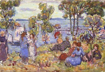 Sbarco della barca, Nahant Massachusetts da Maurice Brazil Prendergast