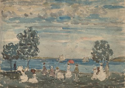 Figure su una spiaggia da Maurice Brazil Prendergast