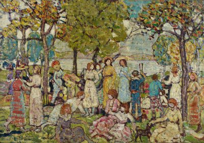 Vacanze, c.1920 da Maurice Brazil Prendergast