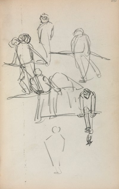 Taccuino italiano: Figure pagina 200 da Maurice Brazil Prendergast