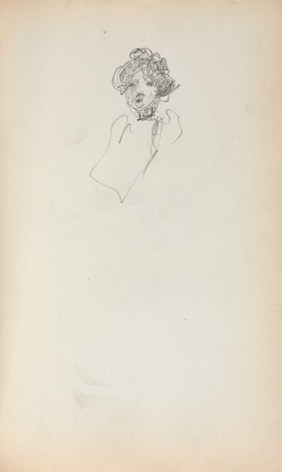 Taccuino Italiano: Testa di Donna pagina 215 da Maurice Brazil Prendergast