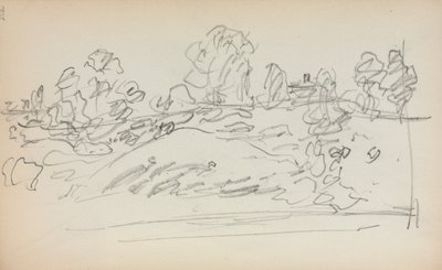 Taccuino italiano: Paesaggio, pagina 202, 1898-1899 da Maurice Brazil Prendergast