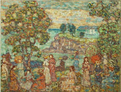 Paesaggio (Scena di spiaggia) da Maurice Brazil Prendergast