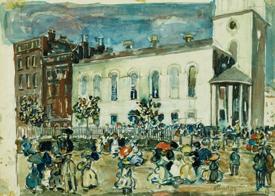 Chiesa di Park Street, Boston da Maurice Brazil Prendergast